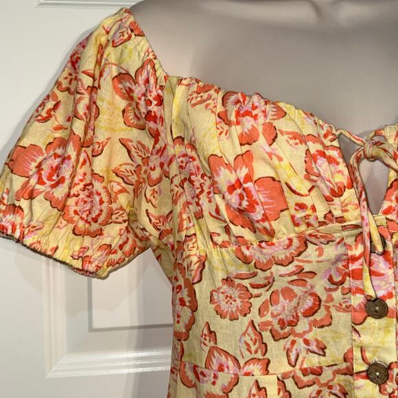 Billabong X Wrangler Far & Away Mini Dress, Women's Size M - Picture 4 of 7